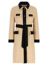 Valentino Garavani Bicolor Virgin Wool Coat