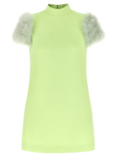 Valentino Garavani Bicolor Virgin Wool Short Dress