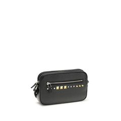 Valentino Garavani Black Calf Leather Bos Taurus Accessories