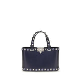 Valentino Garavani Black Calf Leather Bos Taurus Handbag