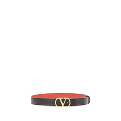 Cintura Classica in Vitello Nero Valentino Garavani