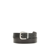 Valentino Garavani Black Calf Leather Bos Taurus Regular Belt - Belts