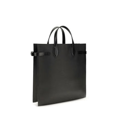Valentino Garavani Black Calf Leather Bos Taurus Shoulder Bag