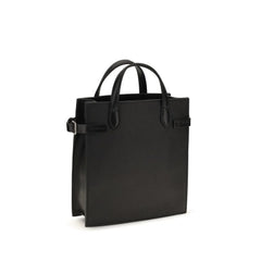 Borsa a spalla Valentino Garavani in pelle di vitello nera Bos Taurus