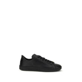 Valentino Garavani Black Calf Leather Bos Taurus Sneakers - EU46/US13