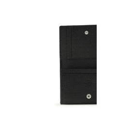 Valentino Garavani Black Calf Leather Bos Taurus Wallet
