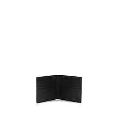 Valentino Garavani Black Calf Leather Bos Taurus Wallet