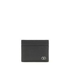 Valentino Garavani Black Calf Leather Bos Taurus Wallet