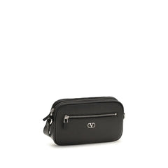 Valentino Garavani Black Calf Leather Bos Taurus Wallet