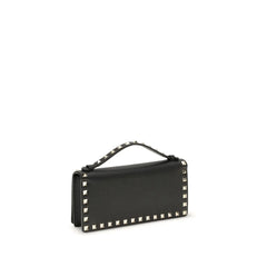 Valentino Garavani Black Calf Leather Bos Taurus Wallet