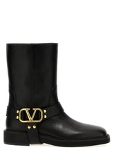 Valentino Garavani Black Calfskin Ankle Boots - EU36/US6