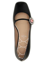 Valentino Garavani Black Calfskin Ballet Flats - EU39/US9