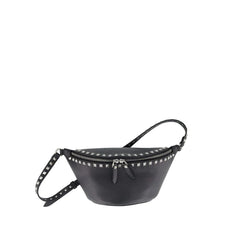 Valentino Garavani Black Calfskin Belt Bag