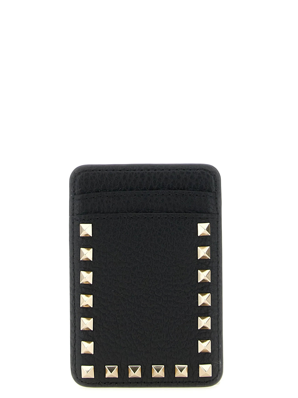 Valentino Garavani Black Calfskin Cardholder