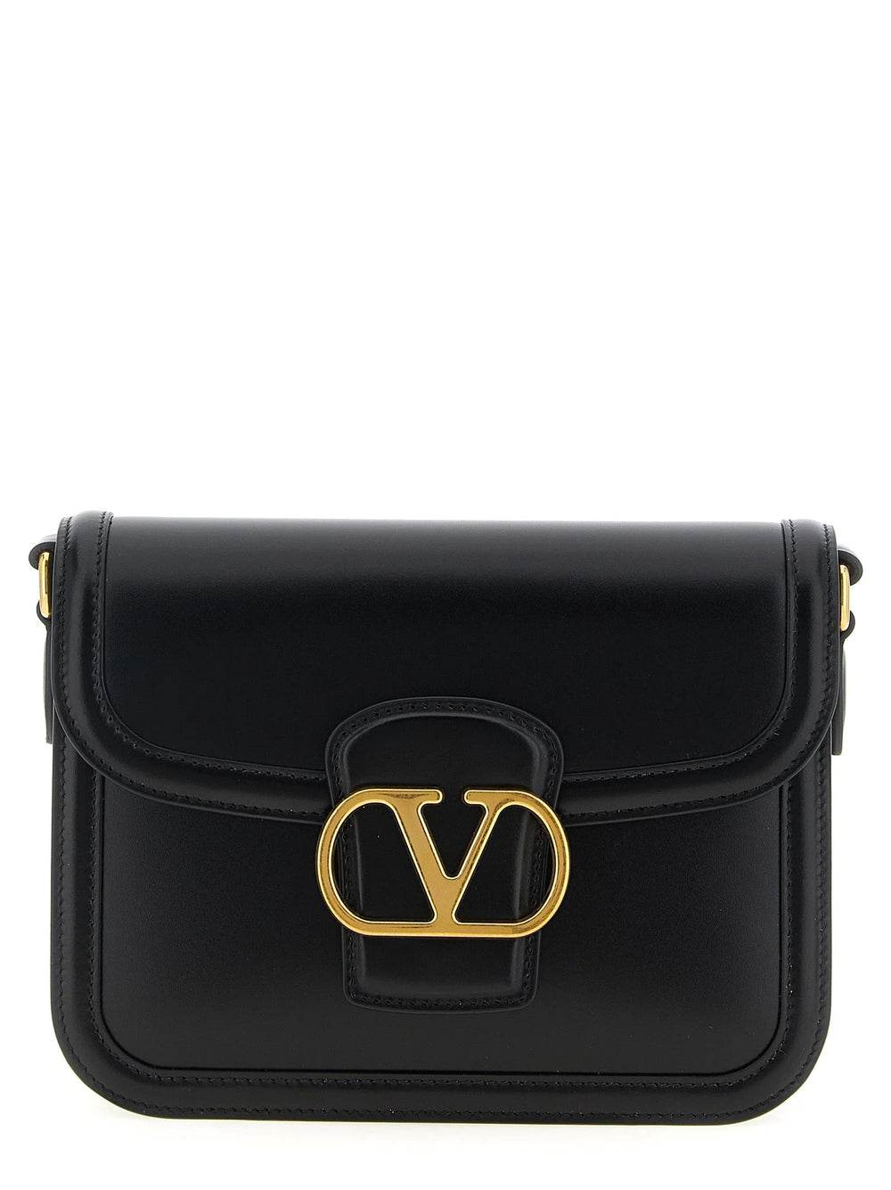Valentino Garavani Black Calfskin Crossbody Bag