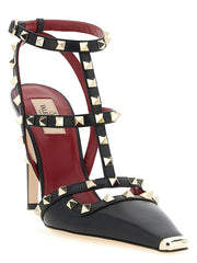 Valentino Garavani Black Calfskin High Heel Pumps