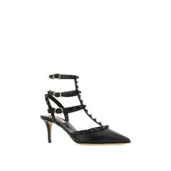 Valentino Garavani Black Calfskin High Heel Pumps - EU35.5/US5.5