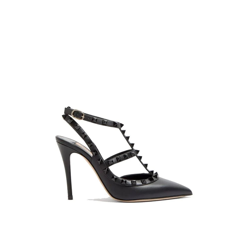 Valentino Garavani Black Calfskin High Heel Pumps - EU35.5/US5.5