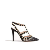 Valentino Garavani Black Calfskin High Heel Pumps - EU36.5/US6.5