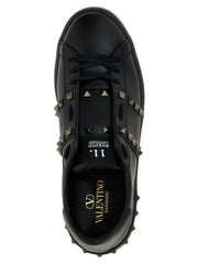 Valentino Garavani Black Calfskin Low Top Sneakers
