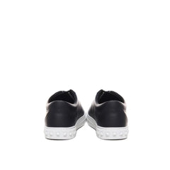 Valentino Garavani Black Calfskin Low Top Sneakers