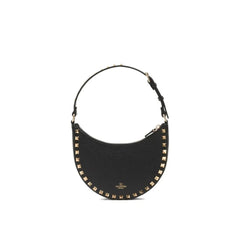 Valentino Garavani Black Calfskin Shoulder Bag
