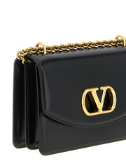 Valentino Garavani Black Calfskin Shoulder Bag