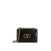 Valentino Garavani Black Calfskin Shoulder Bag