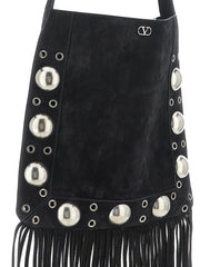 Valentino Garavani Black Calfskin Shoulder Bag