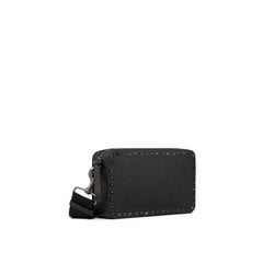 Valentino Garavani Black Calfskin Shoulder Bag