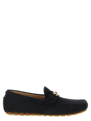 Valentino Garavani Schwarze Slipper-Loafer aus Kalbsleder