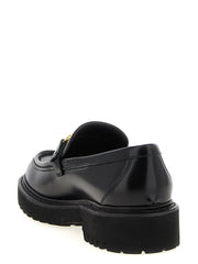 Valentino Garavani Black Calfskin Slip-On Loafers - EU36.5/US6.5