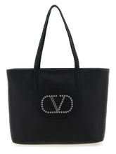 Valentino Garavani Black Calfskin Tote Bag