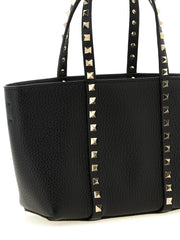 Valentino Garavani Black Calfskin Tote Bag