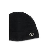 Bonnet en cachemire noir Valentino Garavani - UNI
