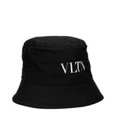 Valentino Garavani Black Cotton Bucket Hats - 58 cm|M - Bucket Hats