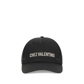 Valentino Garavani Black Cotton Cap (Baseball Hat)
