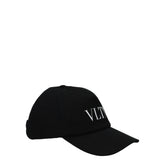 Valentino Garavani Black Cotton Caps (Baseball Hat) - 59 cm|L