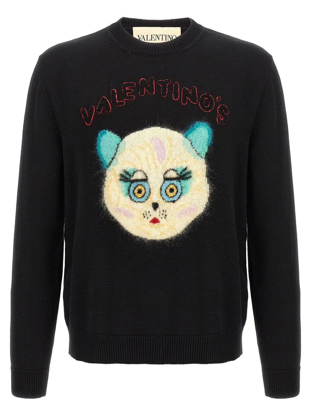 Valentino Garavani Black Cotton Cardigan