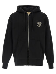 Valentino Garavani Black Cotton Sweatshirt