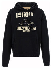 Valentino Garavani Black Cotton Sweatshirt