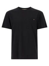 Valentino Garavani Black Cotton T-Shirt