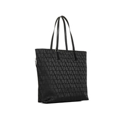 Valentino Garavani Black Cotton Tote Bag