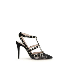 Valentino Garavani Black Fabric High Heel Pumps - Heels