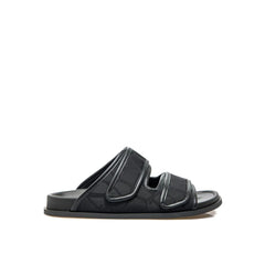 Valentino Garavani Black Fabric Sandals - EU41/US8