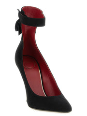 Valentino Garavani Black Goatskin High Heel Pumps