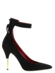 Valentino Garavani Black Goatskin High Heel Pumps