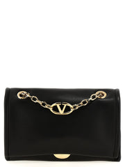 Valentino Garavani Black Lamb Leather Shoulder Bag
