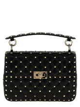 Valentino Garavani Black Lamb Leather Shoulder Bag