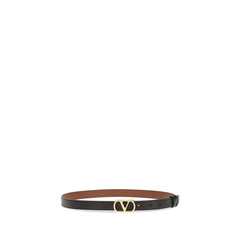 Valentino Garavani Black Lamb Ovis Aries Aries Regular Belt - 80 cm / 32 Inches
